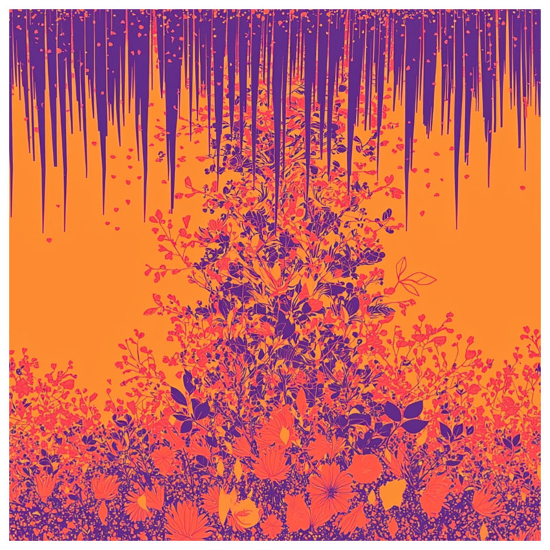 Coussin Floral, 16 po x 16 po