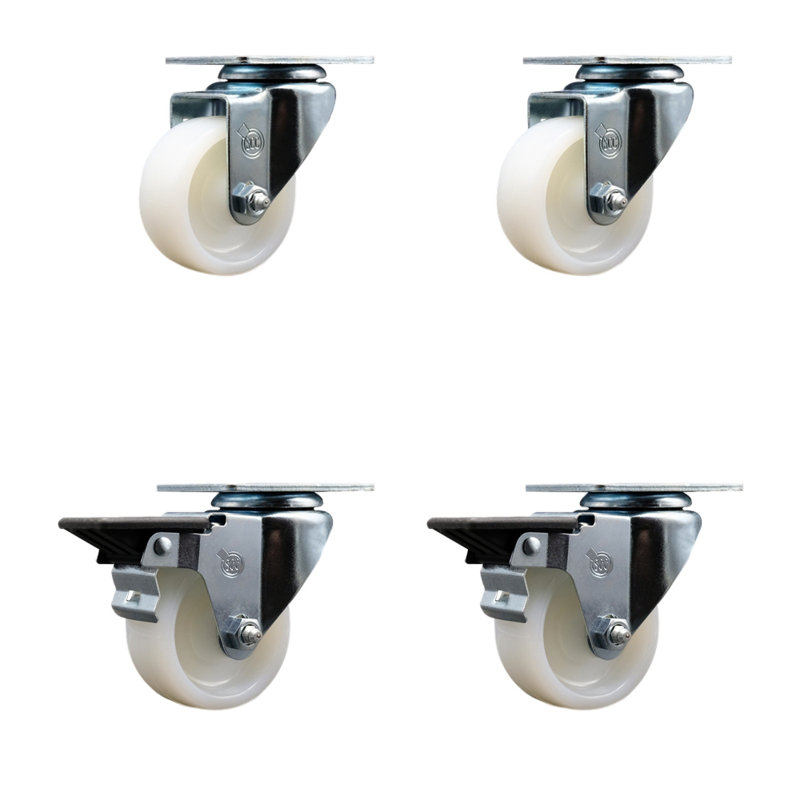 4 Piece Nylon Caster Set
