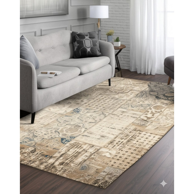 Ivory Capella Rug by , Stylish and Durable Area Rug for Adding Modern Elegance and Comfort to Your Living Room, Bedroom, Office, or Home Décor