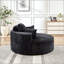 Canapé-lit simple en éponge de 55 pi en chenille de 55 po, fauteuil Fluffy moderne (pas une chaise pivotante)-192203746-192203754