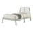Allyannah Bustillo Modern Solid Wood Twin Platform Bed with Headboard-1293175415