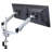 Mount-It Expandable 2 Monitor Computer Desk Mount Spring Arm Quick Release Fits 13" to 27" Screens