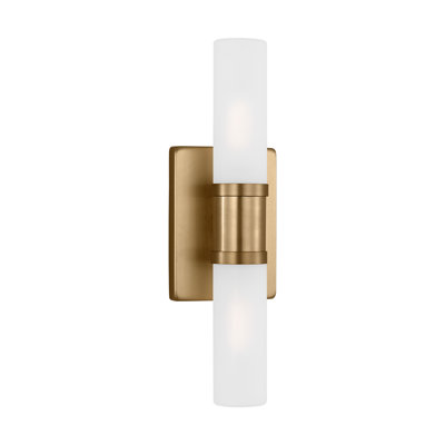Evelien 2 Light Frosted Dimmable Vanity Light