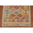 Reversible Wool Kilim Area Rug 5x7