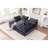 103 Inch Cloud Sectional Couch With L-Shape Chaise, Boneless Modular Sofa For Living Room, No Assembly Required-1567573805-1572309117