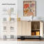 Armoire d'appoint cannelée de 31,5 po de hauteur à 2 portes avec tablettes réglables-921295885-933930512