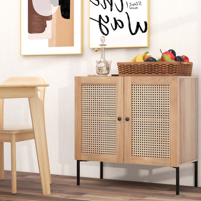 Olsburg 31.5'' Sideboard, Brown/White