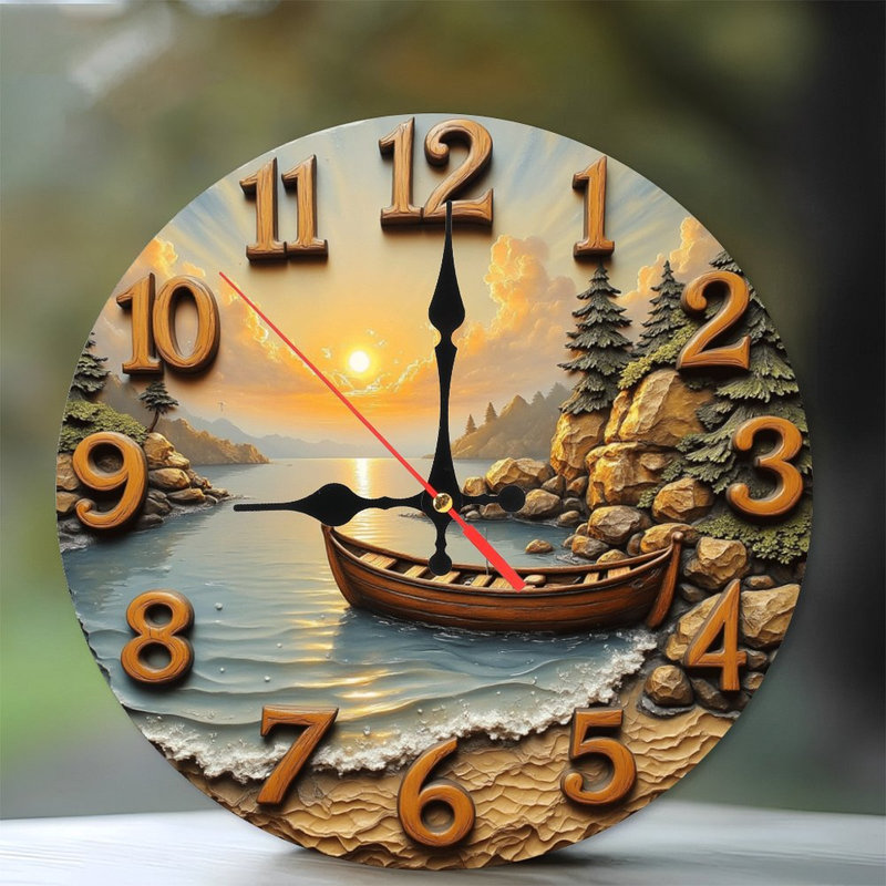 Horloge murale Sunset Lake