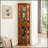 Corner Curio Cabinet with Lights, Adjustable Tempered Glass Shelves, and Mirrored Back for Elegant Display-1147629565