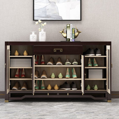 Classic large capacity storage shoe cabinet