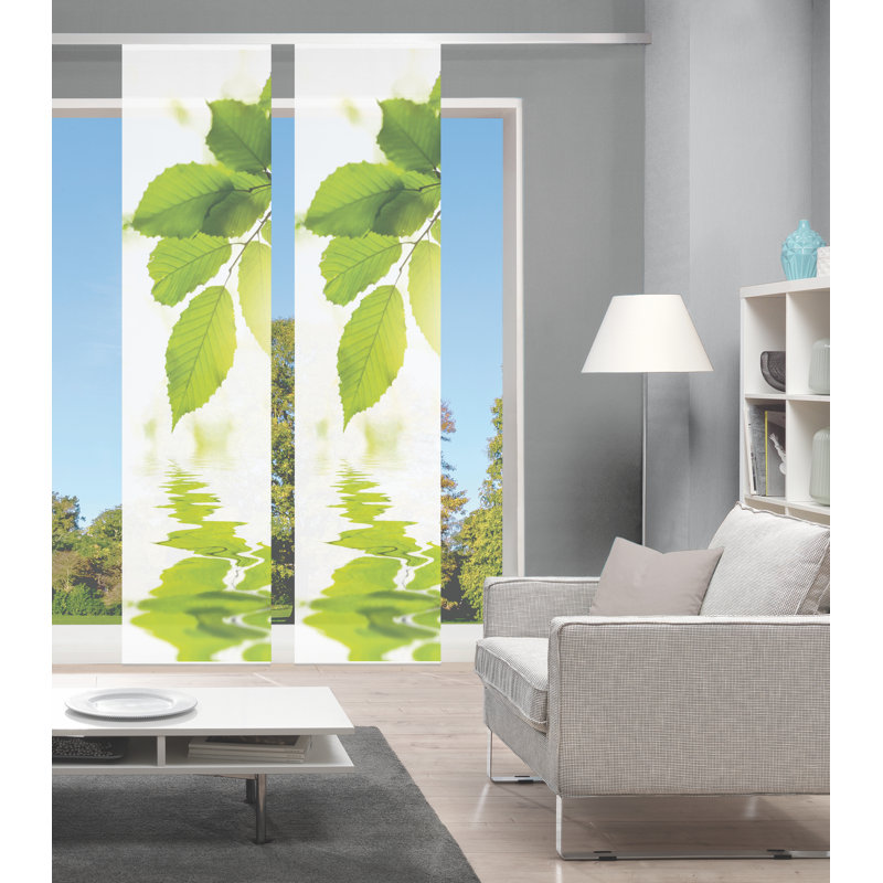 Peeples Semi Sheer Curtain Panel Pair