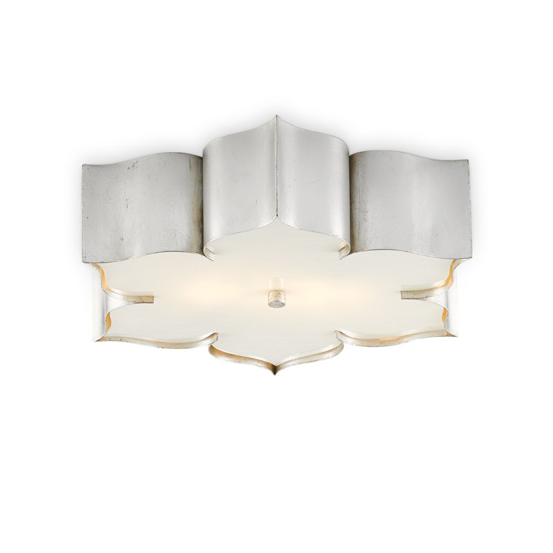 Plafonnier encastré 2 lumières Grand Lotus