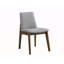 Chaise d'appoint en tissu et finition Kaela