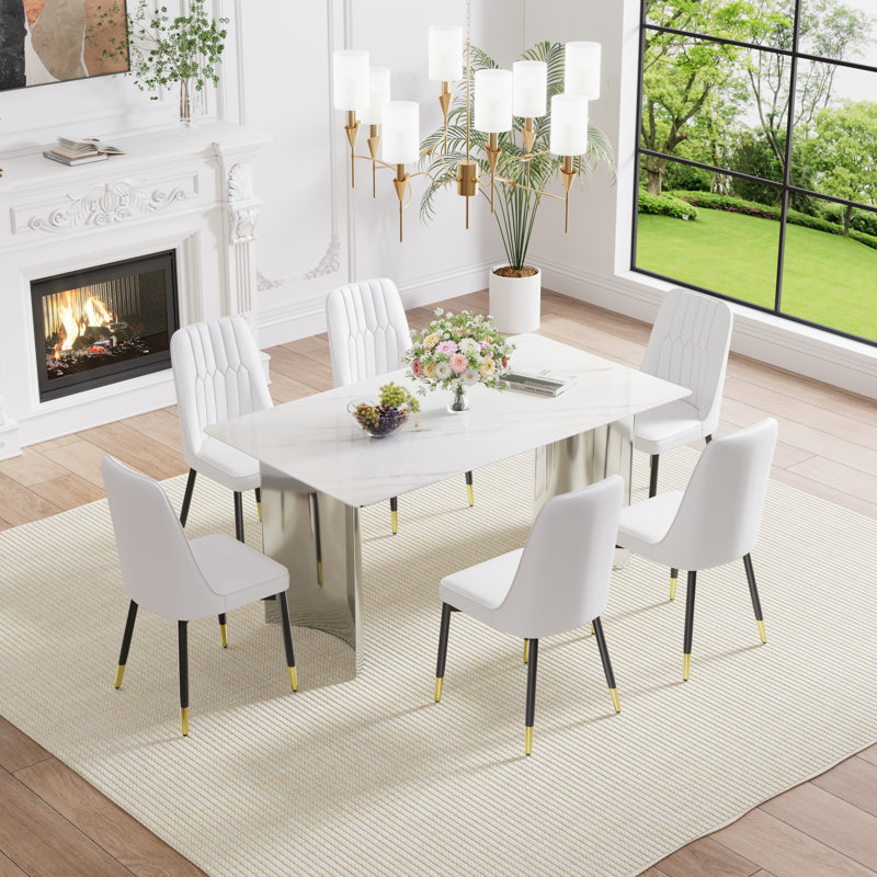 Ensemble repas pour 6 personnes Belarius, Blanc