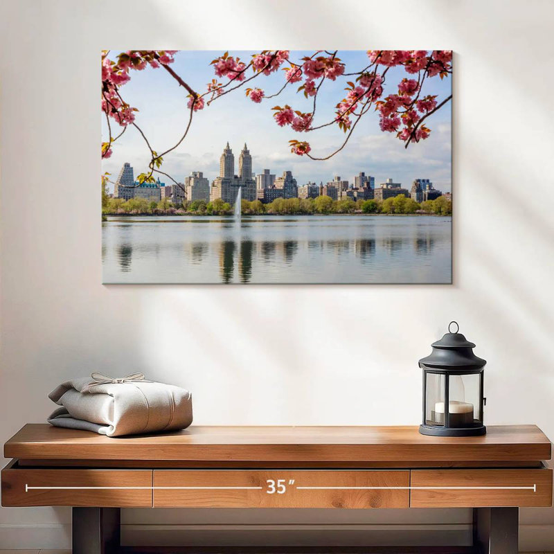 Fleurs de cerisier de Sirci Central Park, H 16 po x l 24 po