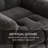 Wajeeh Upholstered Lift Assist Triple Motor Recliner with Massage Heat and Adjustable Headrest-5889396