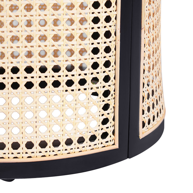 Table de bout ronde 15,70 po, Noir