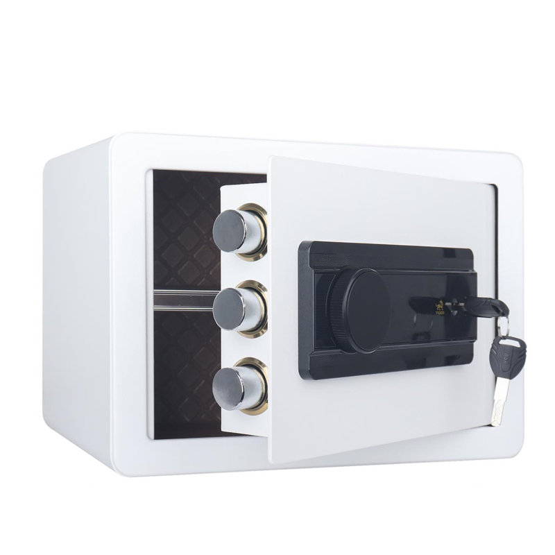Verrou, Blanc, Fer, H 9,84 po x l 13,78 po x P 9,84 po