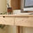 Burlywood Rectangular Solid Wood with 3 drawers desk-989718857