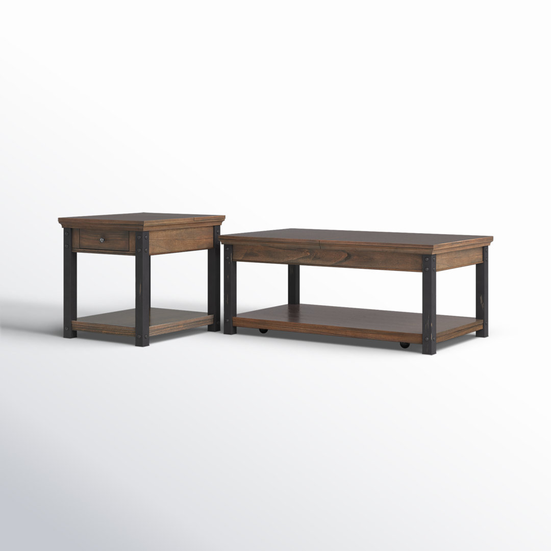 Kennemer 2 - Piece Living Room Table Set Laurel Foundry Modern Farmhouse®