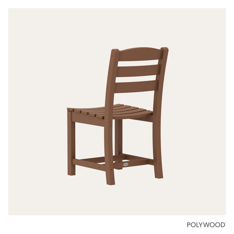 Chaise d'appoint d'extérieur POLYWOOD La Casa Café, Teck