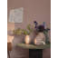Vase Omaggio Nuovo, rose / noir / blanc, H: 8,1 po