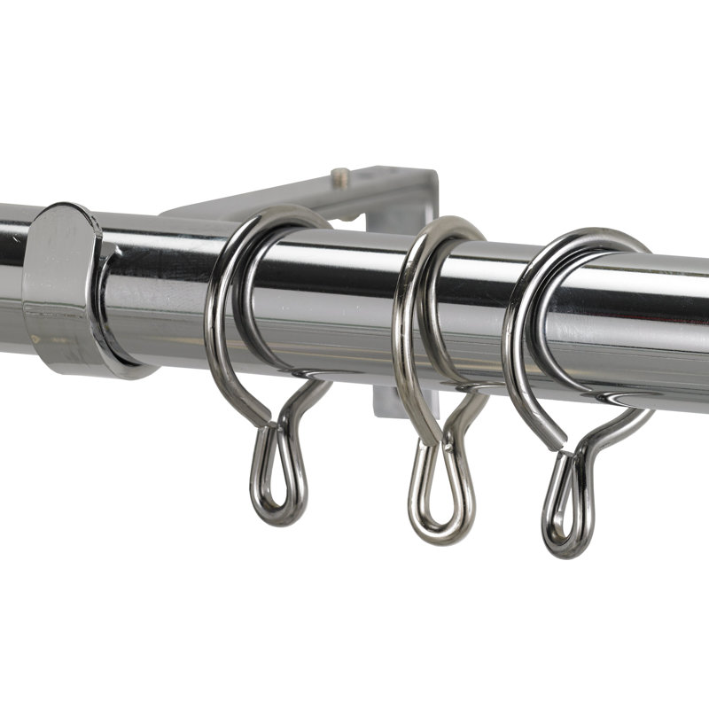 Anneau de rideau 1,25 po Epley, Chrome