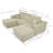 105.7 Inch Cloud Sectional Couch With U-Shaped Chaise, Modern Modular Sofa With Deep Seat, Upholstered For Living Room And Bedroom, No Assembly Required-1910212358-1910212361