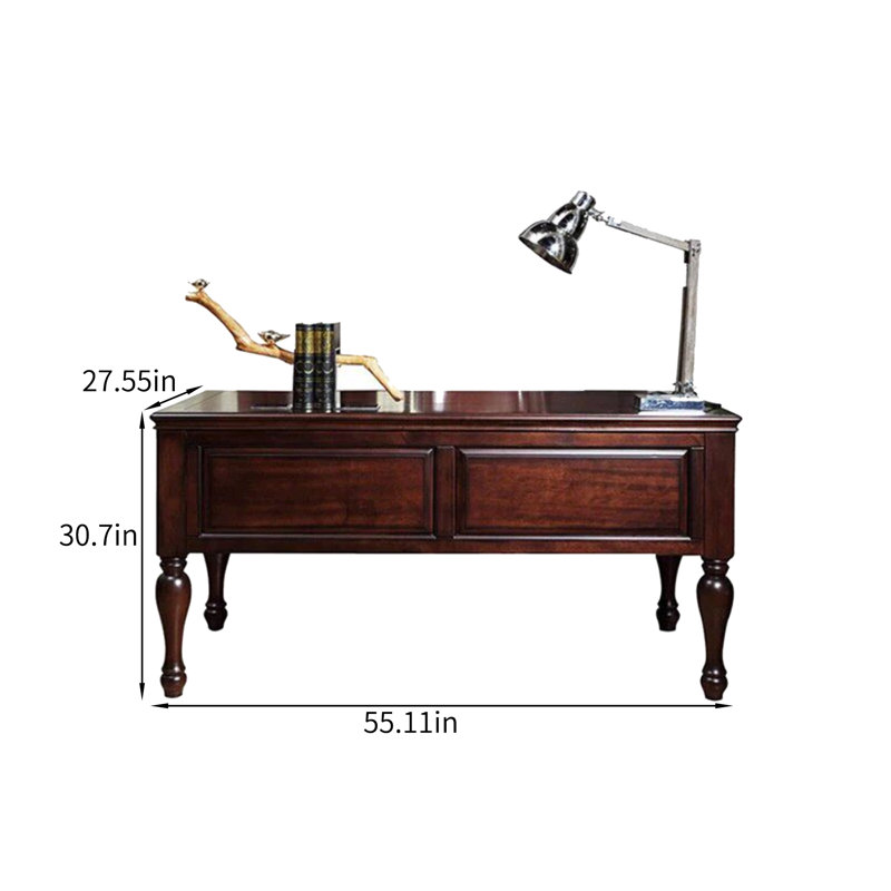 Bureau d'écriture Retro, 30.7" H x 55.11" W x 27.55" D