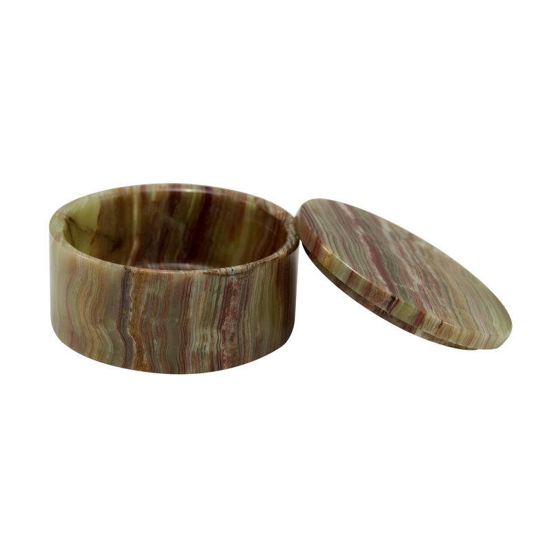 Coulter Decorative Box, Whirl Green Onyx