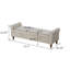 Banc de rangement rembourré l 65,5 po-490058981