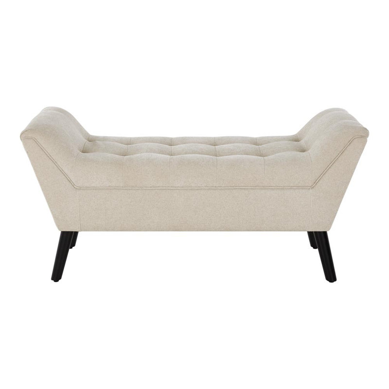 Guntersville Linen Bench, Beige