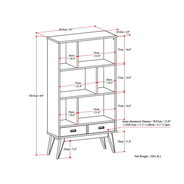 Dimensions du produit