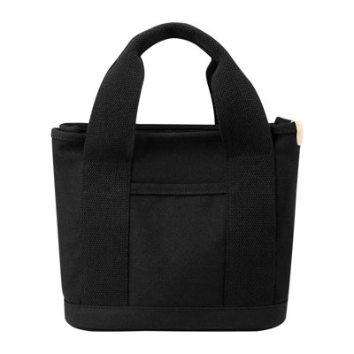 Fashion Canvas Bag Tote Bag Storage Bag Multi-Pocket Handbag Handle Bag