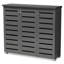 20 Pair Shoe Storage Cabinet
