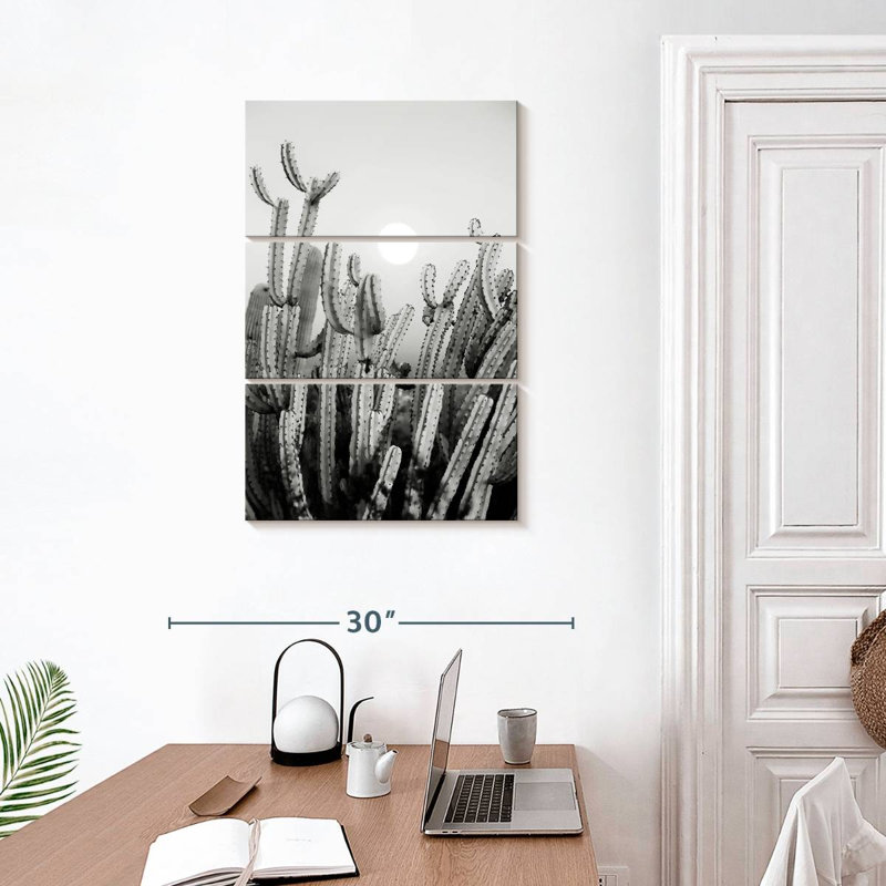 Harnek Black Arizona - Cactus Sunset, 32" H x 20" W
