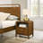Ellum Wood Bedroom Set, Queen Platform Bed with Two Nightstands in Walnut Finish-193093149
