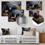 Golden Deer in Forest II - reproduction d'art sur métal sans cadre-1951960999