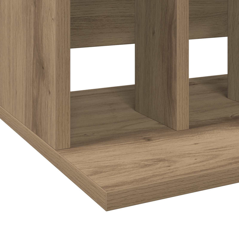 36 cm H Multimedia Storage, Artisan Oak