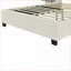 Grand lit plateforme tapissier en velours avec tête de lit grand et beige, sans sommier tapissier-94232242-94232240