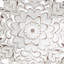 Ensemble de 3 décorations murales en bois sculpté blanc et bois de sapin blanc