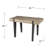 Jovania Iron Writing Desk