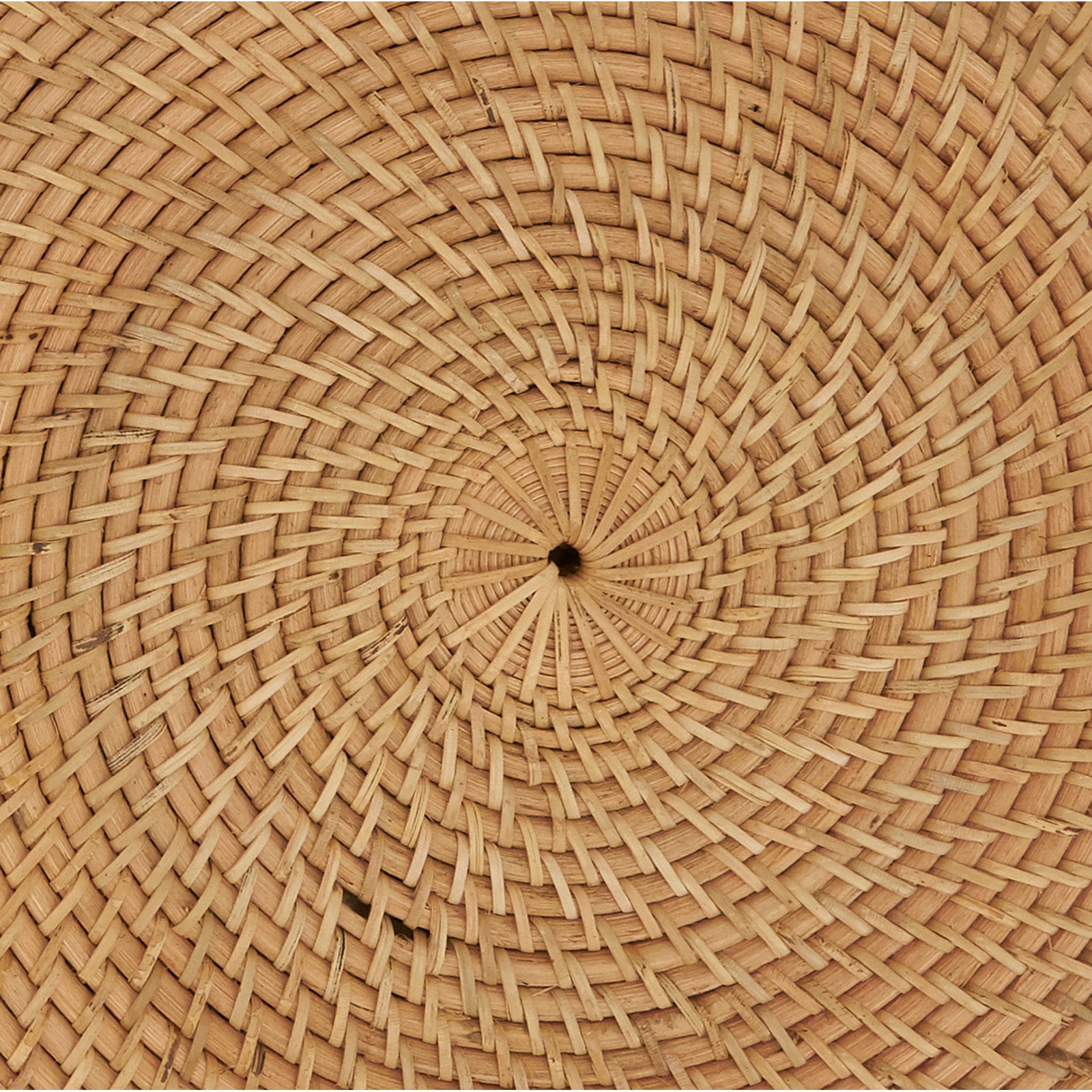 Zadia Jute/Rattan Charger Plate, Caramel