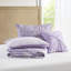 Courtepointe très grande / très grande taille en microfibre imprimée, trois motifs floraux, coussin en tissu froncé, tissu lavé à la machine, technique,