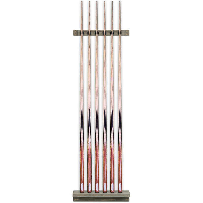 MyGift Wood Pool Cue Rack