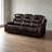Brown 3‑Seat Motion Sofa