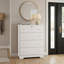 Commode 4 tiroirs en bois massif Raiqa-774309604