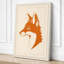 Fox Profile Graphic Art - Wrapped Canvas-236742209-236742222