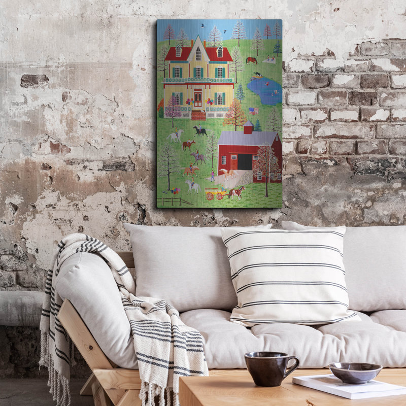 "Pony Party" par Susan Henke Fine Art, H 36 po x l 24 po