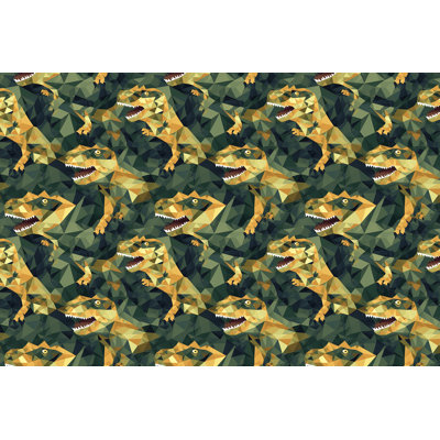 Literie vert dinosaure